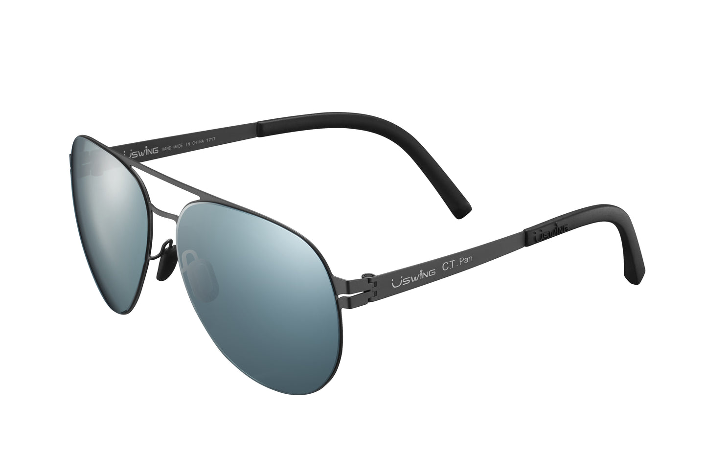 Uswing Golf Sunglasses - CT Pan - Dark Gunmetal
