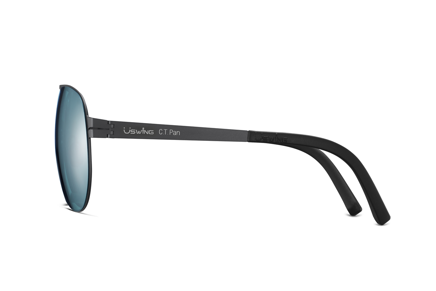 Uswing Golf Sunglasses - CT Pan - Dark Gunmetal