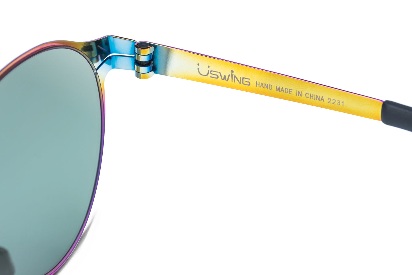 Uswing Golf Sunglasses - J. Birdie 007- Burnt Titanium