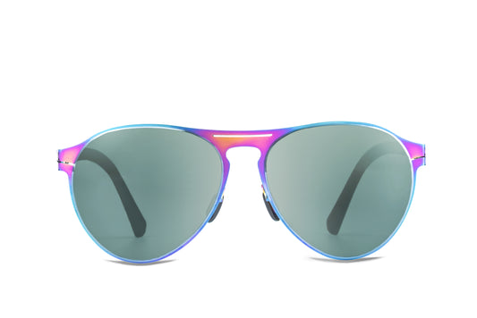 Uswing Golf Sunglasses - K. Birdie 007 - Burnt Titanium