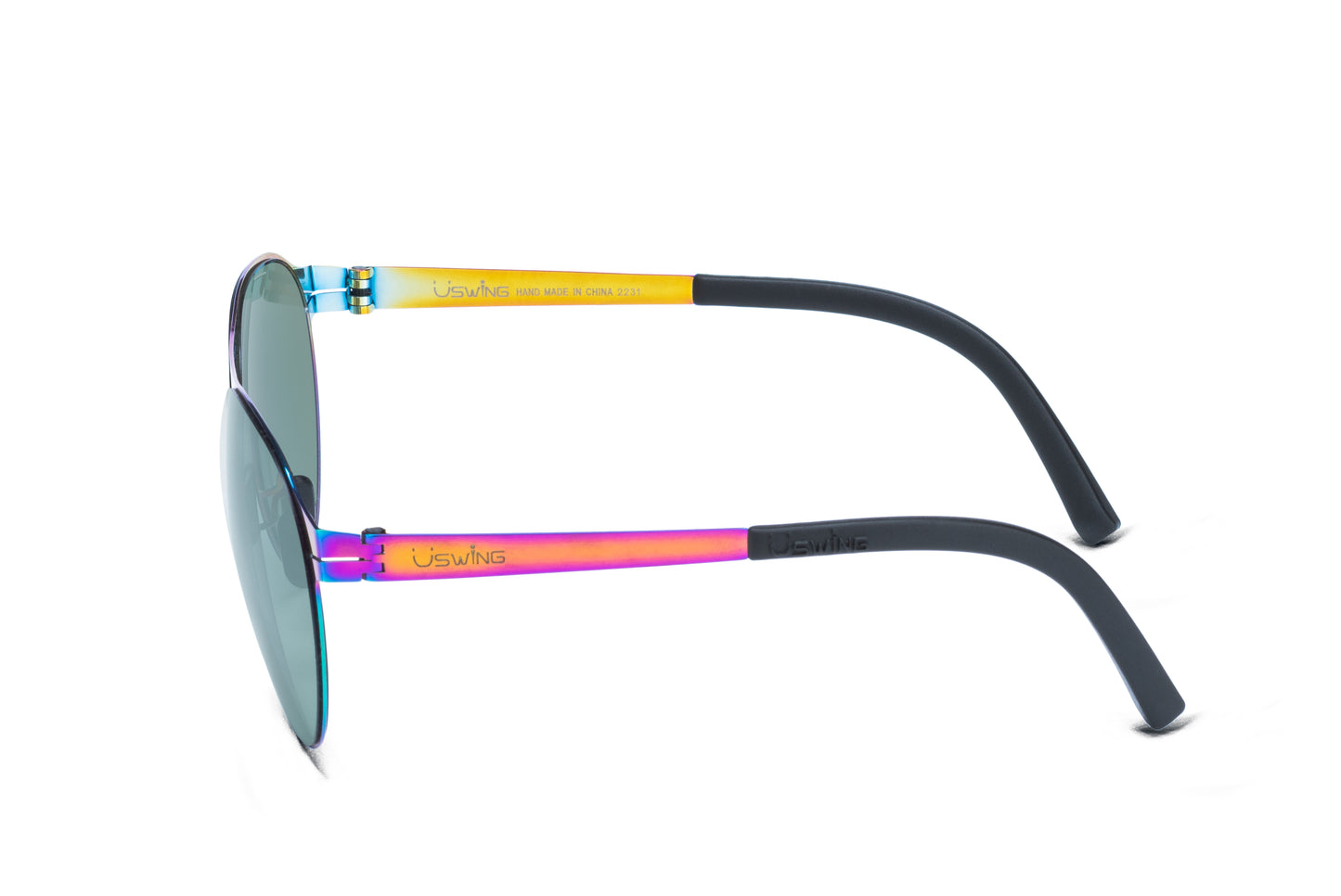 Uswing Golf Sunglasses - K. Birdie 007 - Burnt Titanium